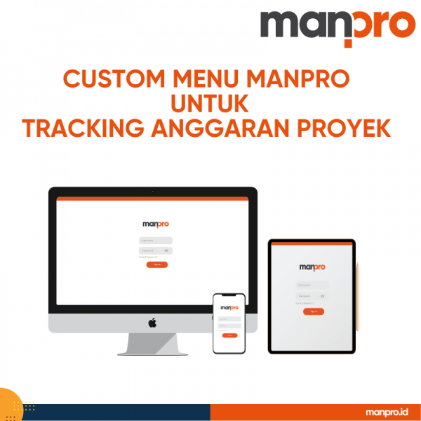 CUSTOM MENU MANPRO UNTUK TRACKING ANGGARAN PROYEK