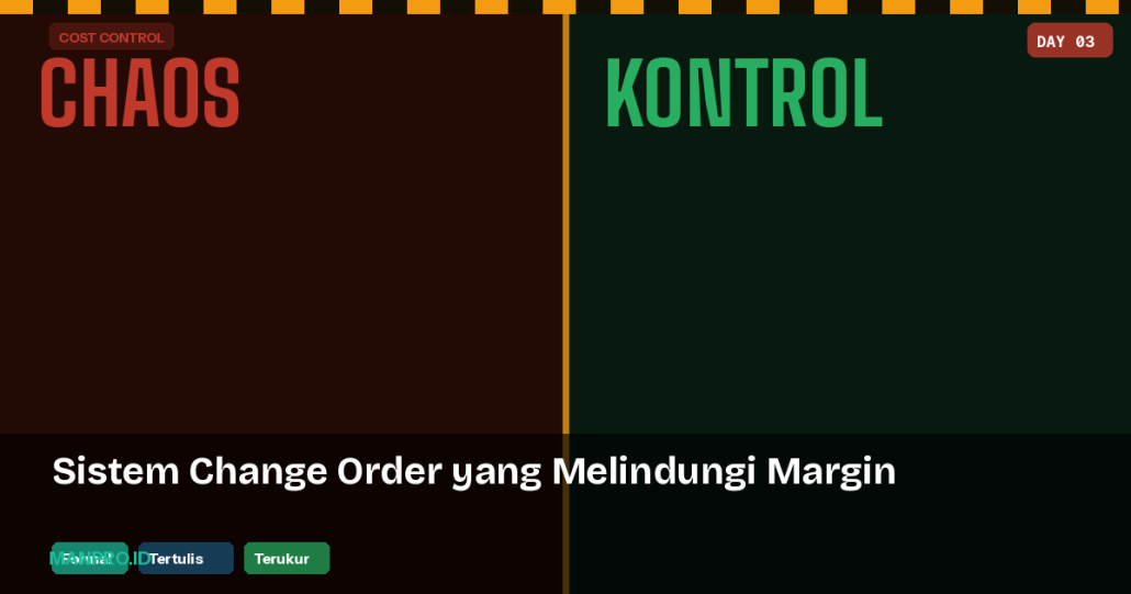change order konstruksi manpro