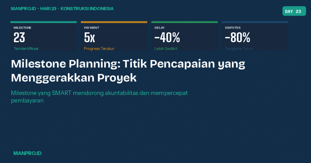 milesone-proyek-konstruksi-manpro