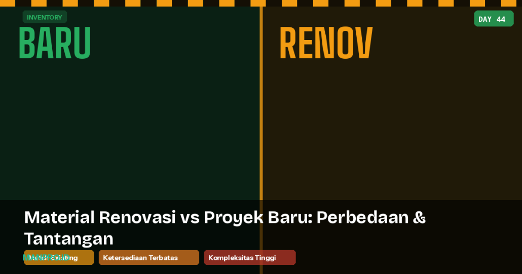 manajemen material renovasi - Manpro