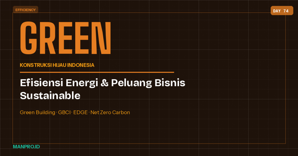 konstruksi-hijau-efisiensi-energi-peluang-bisnis-indonesia - manpro - manajemen proyek