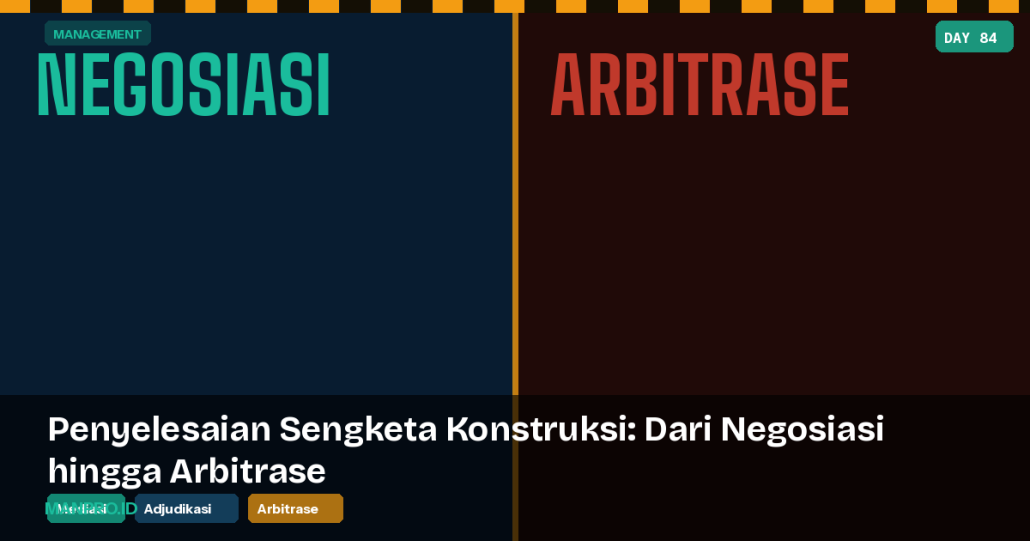sengketa konstruksi Indonesia - manpro - manajemen proyek